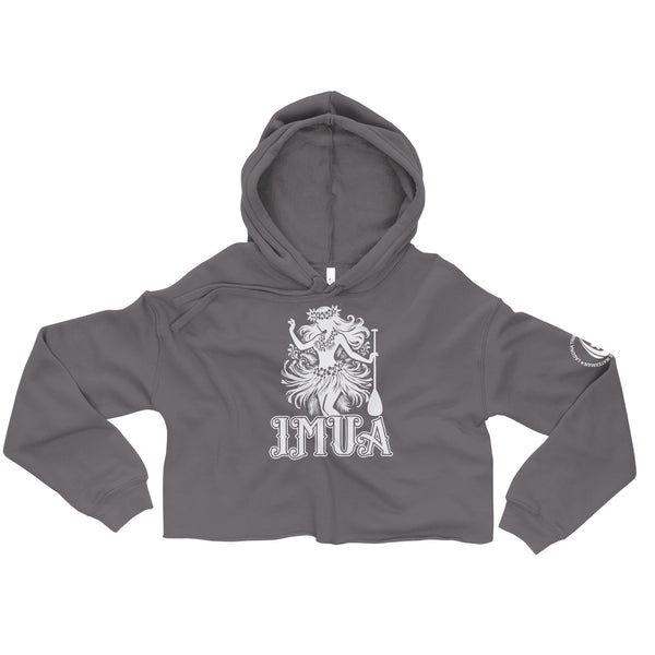 Womens IMUA Crop Hoodie